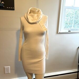 Ivory sweater dress